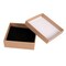 Elegant Kraft Paper Jewelry Gift Boxes - Set of 24 with Sponge Inserts for Necklaces & Bracelets